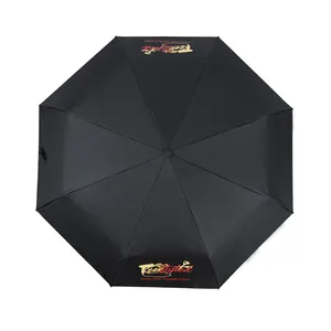 New sunshade automatic open and close sun rain folding paraguas umbrella custom logo 2021