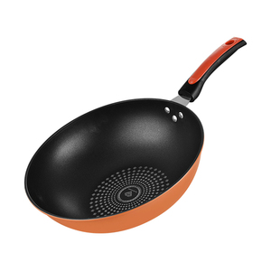 <span class=keywords><strong>Wok</strong></span> de cuisine en <span class=keywords><strong>acier</strong></span> au carbone 30/32 cm pas cher avec revêtement diamant antiadhésif pour cuisson chinoise et <span class=keywords><strong>induction</strong></span>, avec couvercle en verre - Product Image 6