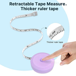 Cinta Métrica Retráctil Suave Personalizable con Logotipo, Doble Escala 60 Pulgadas/150 cm, para Medir el Cuerpo, Coser Ropa y Medidas del Hogar - Product Image 3