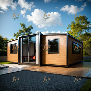 Misura piccola prefabbricata 20ft 40ft della casa Mobile d'acciaio del contenitore della vita moderna per l'ufficio Mobile del caffè della Villa dell'hotel con la piattaforma - Product Image 3