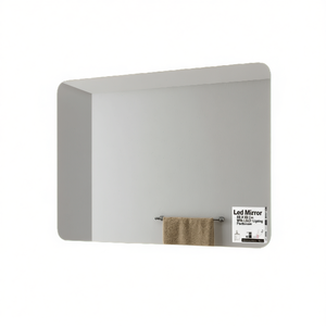 Miroir LED 80 x 60 cm avec éclairage LED pour salle de bain - Product Image 2