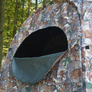 Tente de chasse camouflage à montage rapide, une chambre, quatre saisons, polyester, tente pop-up pour observation des oiseaux en extérieur - Product Image 1
