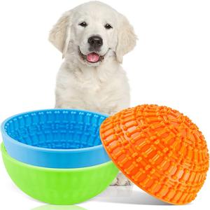 Silicone Animaux Réduction de l'<span class=keywords><strong>ennui</strong></span> et de l'anxiété <span class=keywords><strong>Anti</strong></span>-déversement <span class=keywords><strong>Anti</strong></span> Chocking Slow Food Lick Pad Bowl - Product Image 1