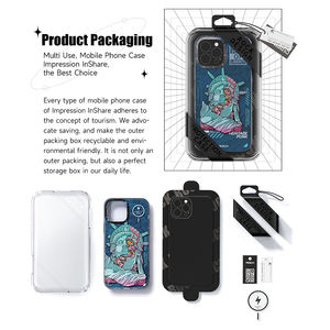 Rockrock — étui de protection sans fil, pour iPhone 13, séries Punk, Style roi tu, Impression populaire, charge sans fil - Product Image 6