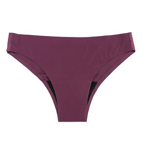 Nahtloses Druckdesign Menstruations-Bademode Damen Bikini-Unterteil 4-Schichten Auslaufsichere Schwimmslips für Frauen - Product Image 6
