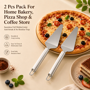 Couteau à fromage et à pizza triangulaire en acier inoxydable de qualité alimentaire, vente en gros d'usine, pour une découpe parfaite de la pizza - Product Image 3