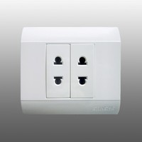 Sanshe Promotion Exceptionnelle – Interrupteurs et Prises Murales Électriques de Haute Qualité Série T, Style Turc et Italien, 86mm*86mm