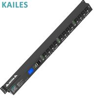 KAILES (KLS) Série PDU intelligente haute puissance 63A AC triphasé 12 prises 200-240VAC Unité de distribution d'alimentation industrielle robuste