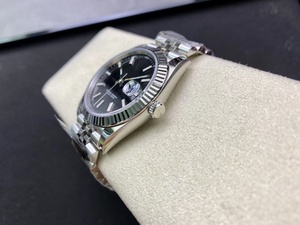 Reloj Mecánico de Lujo de Súper Calidad, Resistente al Agua, 41 mm, Acero CFactory 904L, Movimiento 3235, Esfera Negra 126-334, Correa Jubilee - Product Image 6