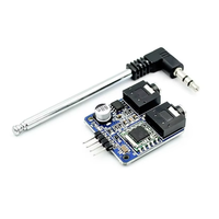 Módulo receptor de radio FM TEA5767, placa sintonizadora estéreo de 76-108MHz, control I2C para audio de coche, MP3, proyecto portátil de bricolaje