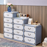 Meuble de rangement multifonctionnel moderne en bois massif, écologique et peu encombrant, pour salon, salle à manger ou bureau, taille personnalisable