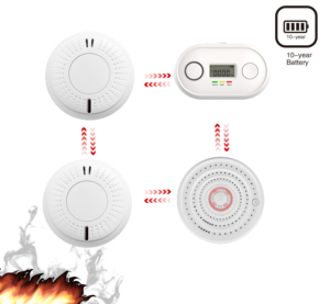 Détecteur <span class=keywords><strong>de</strong></span> fumée sans fil <span class=keywords><strong>interconnecté</strong></span> multi-lien, détecteur d'incendie, requis pour les propriétés locatives en Écosse, Galles, Irlande du Nord et Angleterre - Product Image 1