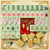 Expédition immédiate en 7 jours – Collection de Mahjong Américain Premium Moderne – 160 Pions en Acrylique – Stock en Gros – Vente en Gros Compétitive