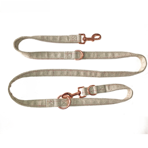 Conjunto de Correa y <span class=keywords><strong>Collar</strong></span> para Perro Ecológico de Lujo, Lana Tweed Ajustable, Liberación Rápida, Multifuncional, Impresión Personalizada, Tamaño Pequeño y Mediano - Product Image 5
