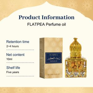 <span class=keywords><strong>Parfum</strong></span> Attar de luxe de style moyen-oriental avec flacon sculpté en or, huile <span class=keywords><strong>parfum</strong></span>ée longue durée, format voyage roll-on - Product Image 4