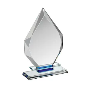 WD souvenir Personalizzati acrilico placca vela freccia in bianco di cristallo premio trofeo