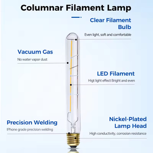 Cổ điển T30 300 Edison Retro thẳng Filament ánh sáng bóng đèn 4 wát <span class=keywords><strong>LED</strong></span> E27/E26/B22 cơ sở - Product Image 3