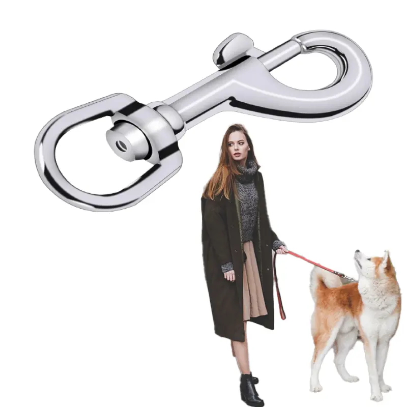 Swivel Eye Bolt Snap Hooks Metal Swivel Clips for Keychain Linking Dog Leash Collar