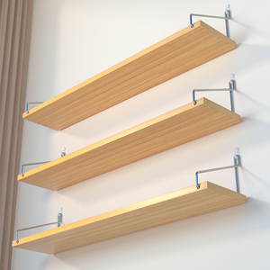 Kệ Tường Cho Phòng Ngủ Trang Trí Nội Thất Nổi Kệ Tường Cho Nhà Bếp Lưu Trữ Treo Tường Gỗ Mộc Mạc Nổi Kệ Cho Trẻ Em Cuốn Sách - Product Image 3