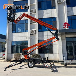 Elevación más rápida Mini pequeño 10-20m <span class=keywords><strong>Plataforma</strong></span> de trabajo aéreo <span class=keywords><strong>Remolque</strong></span> Telescópico Articulado Cherry Picker Spider Lift Remolcable Boom Lift - Product Image 3