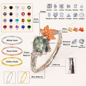 Bagues de fiançailles personnalisées en <span class=keywords><strong>tanzanite</strong></span> ovale de luxe en argent pur plaqué or <span class=keywords><strong>rose</strong></span> 925 pour femmes - Product Image 5