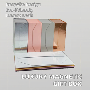Custom Recyclable Cardboard Luxury Folding Magnetic Gift <b>Box</b> Rigid Lid Matt Lamination Recycled Materials Candle Various Designs - Product Image 2
