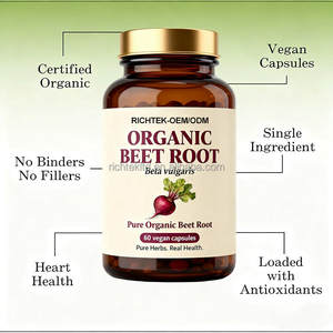 Richtek ODM & OEM organik-pancar kapsül kalp sağlık pancar hapları karabiber antioksidan bağışıklık destek pancar kapsüller - Product Image 3