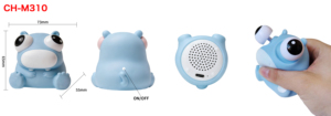 New model relaxing squeeze silicone <b>speaker</b> - suitable for children and adults as a gift A variety of color options for animals - Product Image 2