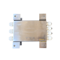 Caja de Conexiones Impermeable de Acero Inoxidable Tipo H de 6 Vías, Original Keli, para Celdas de Carga Eléctricas, con Protección Contra Sobretensiones