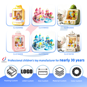 Mesin Pinball Kartun Chengji, Permainan Papan Tema Hewan, Lampu Musik, Permainan Tembak Bola Basket Plastik untuk Meja - Product Image 4