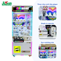 Machine à griffes compacte et durable pour centre de jeux, distributeur de poupées, machine d'arcade en plastique pour jouets en peluche personnalisés