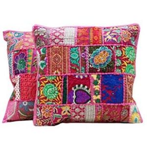 Juegos de Cojines de Alta Gama para Sala de Estar, Diseño de Patchwork, Forma de Cojín, Ecológicos, Lavables, con Patrón Festivo - Product Image 2