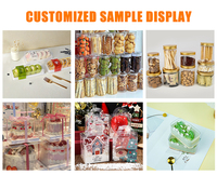 Gobelets jetables transparents de nouvelle conception pour la pâtisserie Biscuit Dessert Cookie Tiramisu Plastique PET de qualité alimentaire Impression de logo personnalisée