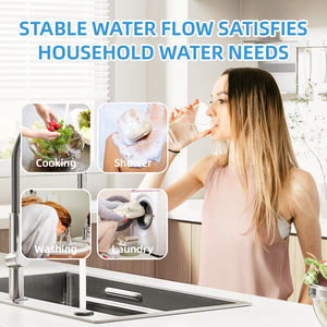Sistema de Filtración de Agua para Toda la Casa con Lámpara UV de 8 Etapas y 33W, Filtro <span class=keywords><strong>CTO</strong></span> de 0.5 UM, Reduce Metales Pesados y Cloramina, <span class=keywords><strong>Manual</strong></span>, Doméstico - Product Image 5