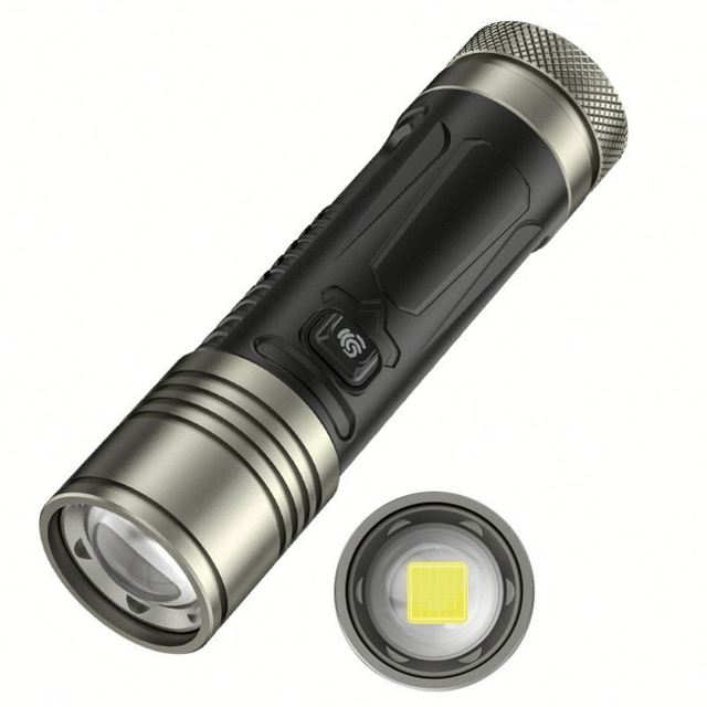 High-quality ultra-bright 30W white laser LED Torch portable USB-rechargeable retractable zoomable Lantern fishing flashlight