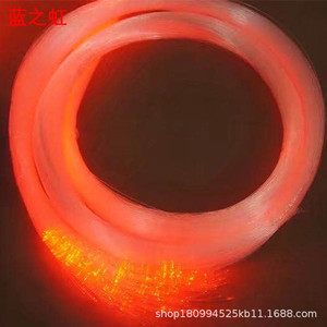Blue Rainbow Fiber Optic Cable 1.0mm 250m Roll Lightweight Led Light Source For Starry Sky Decoration - Product Image 4