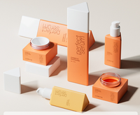 Bocaux en verre Springrain 30g/50g et flacons d'essence/lotion scellés avec couvercle 100ml/120ml – Emballage séparé pour crème visage