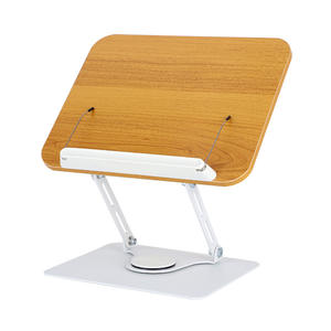Support de lecture rotatif en bois Yi Li, support réglable pour tablette PC, support de livre pour bureau 905 - Product Image 1