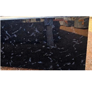 Losas de Granito Negro Pulido para Encimeras de Cocina, Muebles de Baño, Peldaños de Escalera, Alféizares de Ventana y Estilos Contemporáneos - Product Image 1