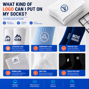Wholesale Men's Autumn Outdoor Fitness Running Sport <b>Socks</b> White Football Soccer Terry Towel with Ankle <b>Grip</b> Knitted Bottom Logo - Product Image 5