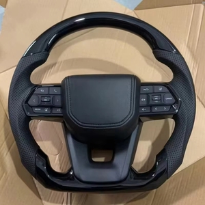 Volante Deportivo de Fibra de Carbono y Cuero para Hilux Land Cruiser GR Previa (<span class=keywords><strong>F122</strong></span>) con Agarre de 40 mm - Product Image 1