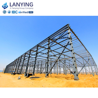 Estructura de acero ligero de tipo pesado Almacén de metal prefabricado/Taller/Hangar/Hall/Cobertizo Estructuras de acero Soldadura de edificios