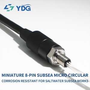 Conectores Subacuáticos Micro Compatibles con SubConn MCIL8F+MCBH8M, Par de Conectores Macho y Hembra, Chapados en Oro, Acero Inoxidable, para Uso Marino, Alta Mar, ROV - Product Image 4