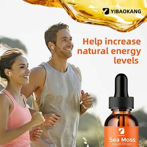 Gouttes liquides de mousse de mer OEM/OEM, gel de mousse de mer irlandaise biologique avec <span class=keywords><strong>spiruline</strong></span>, algue vésiculeuse, racine de bardane, complément de gel de mousse de mer - Product Image 2