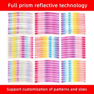 <span class=keywords><strong>Bande</strong></span> à rayures haute réflexion de couleur éblouissante pour autocollant de pneu et de <span class=keywords><strong>roue</strong></span> de voiture de voitures pour tous les véhicules - Product Image 3