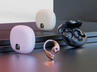 Écouteurs sans fil stéréo à oreille ouverte de haute qualité YX avec écran numérique, chipset JL pour casque de jeu 5.1