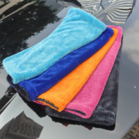 Serviette de séchage en microfibre haute densité à toucher doux, boucles torsadées, pour le detailing automobile, vente en gros usine