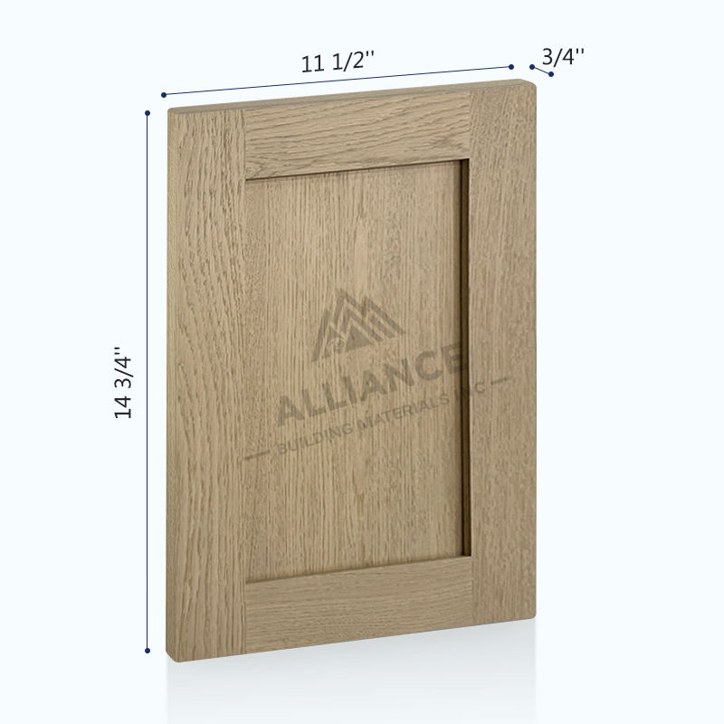 White Oak Shaker Sample Door