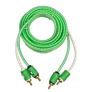 โรงงานจำหน่ายสาย RCA แบบตัวผู้ต่อตัวผู้ 2RCA สำหรับเชื่อมต่อทีวีและเครื่องเสียงรถยนต์ - Product Image 1