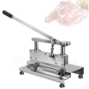 Cortador de carne manual, faca manual para corte de ossos, frango e peixe, máquina de corte doméstica em aço inoxidável